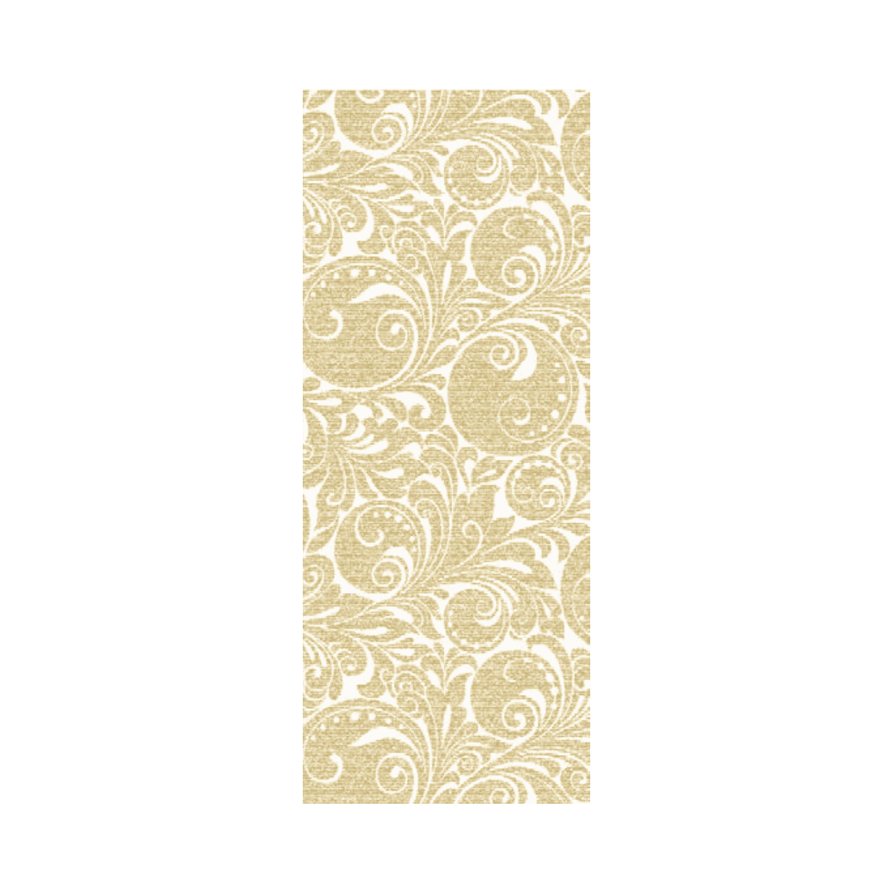 Linclass-Tischl&auml;ufer, 0,40x24m, 'Jordan' wei&szlig;/gold