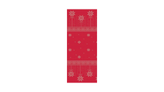 Linclass-Mitteldecke, 120x220cm, 'Mick' rot-bordeaux