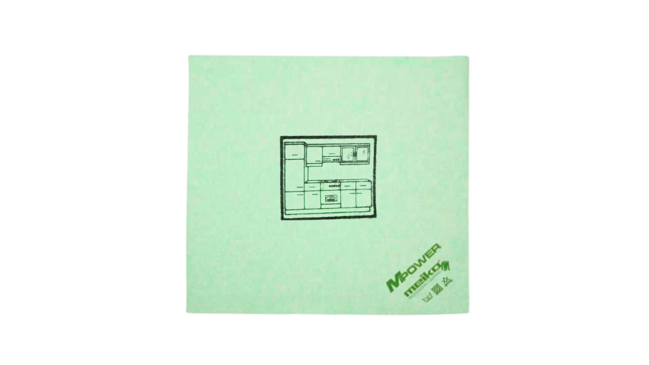 M-Power-Microfasertuch,Ledereigenschaft, 40x40cm, grün (5er)