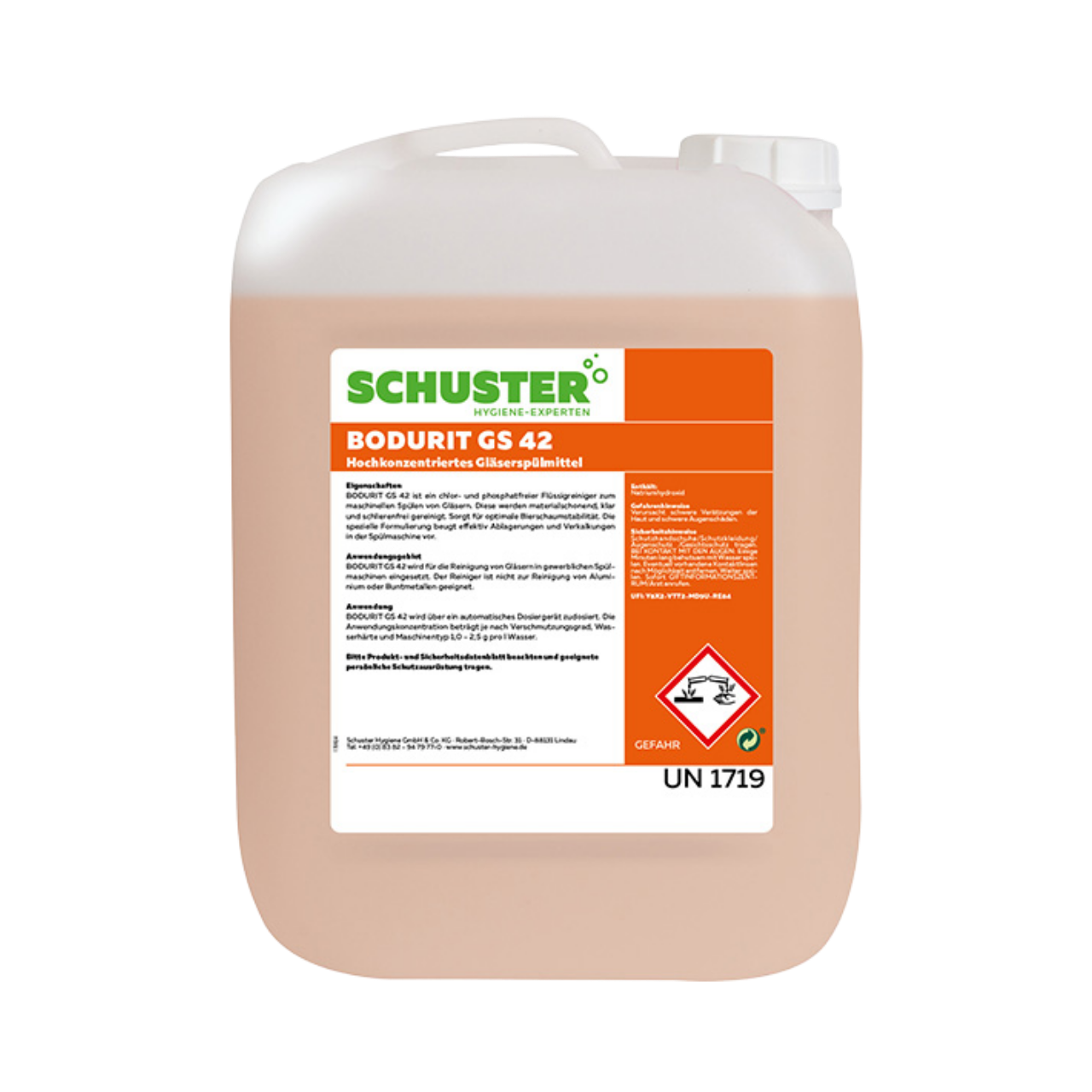 Gl&auml;sersp&uuml;lmittel GS 42, fl&uuml;ssig, 13kg