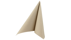 Airlaid-Serviette, 40x40cm, 1/4-Falz, pebble-stone