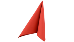 Airlaid-Serviette, 40x40cm, 1/4 Falz, rot