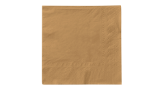 Mank-Zelltuch-Serviette,40x40cm,3-lagig, 1/4 Falz, Basic Sand