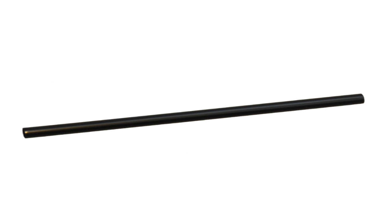 Mehrweg-Jumbo-Trinkhalm, 240mm, ø8mm, gem. EN 12875, schwarz