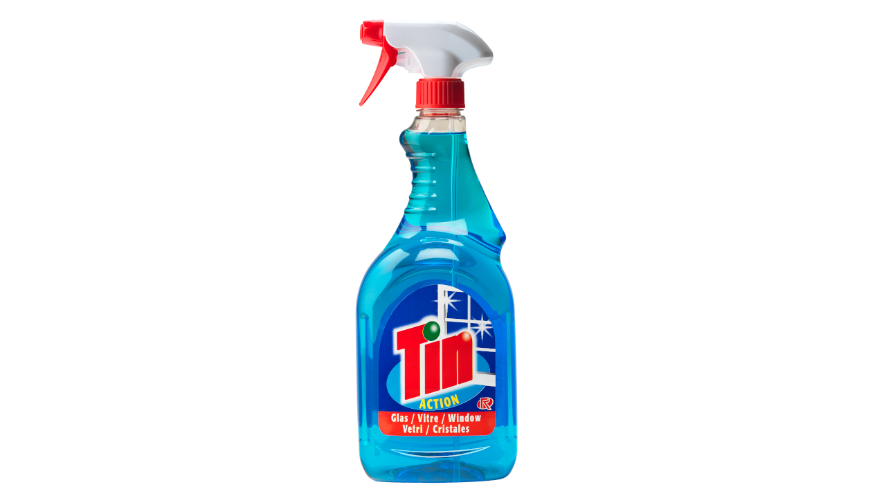 Glasreiniger Tin ACTION, Sprühflasche, flüssig, 1 Liter