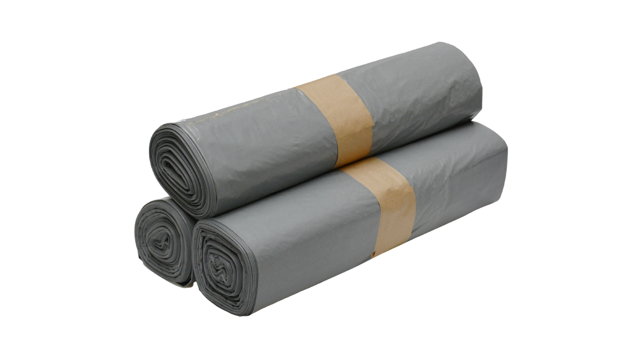 LDPE-Müllsack, 70 Liter, 575x1000mm, grau, Stärke 36µ