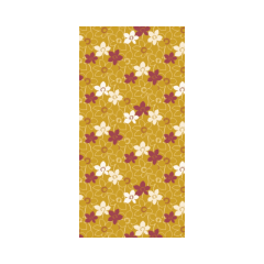 Linclass Mitteldecke, 80x80cm, 'Cora'' gold