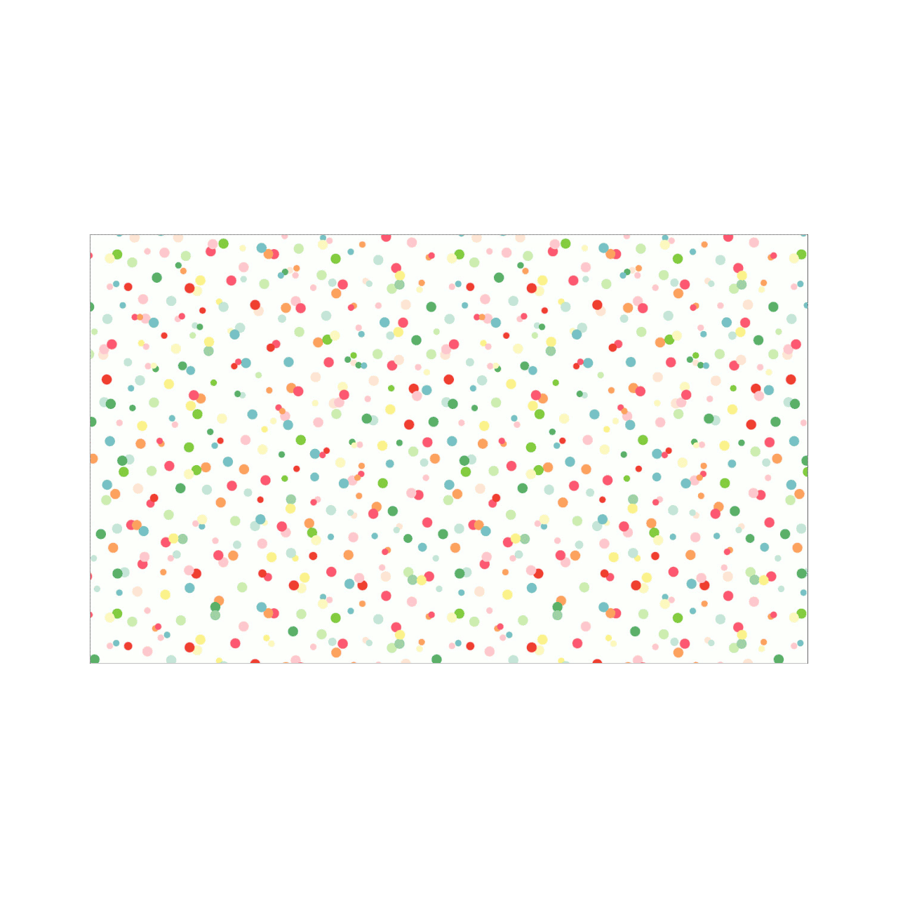 Dunisilk-Mitteldecke, 84x84cm, ''Happy Bubbles''