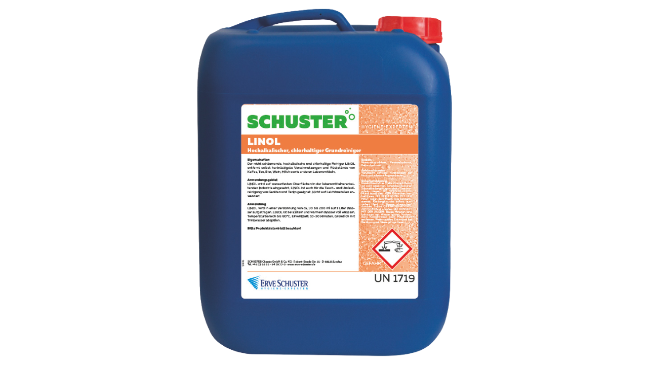 Linol Grundreiniger, 13 KG auf Chlorbasis