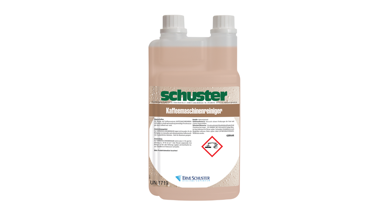 Kaffeemaschinenreiniger, alkalisch, flüssig, 1 Liter