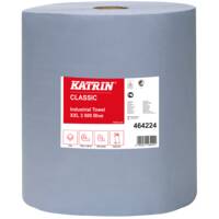 Katrin-Wischtuch-Classic XXL, Großrolle blau, 3-lagig, 38x36cm, 180m