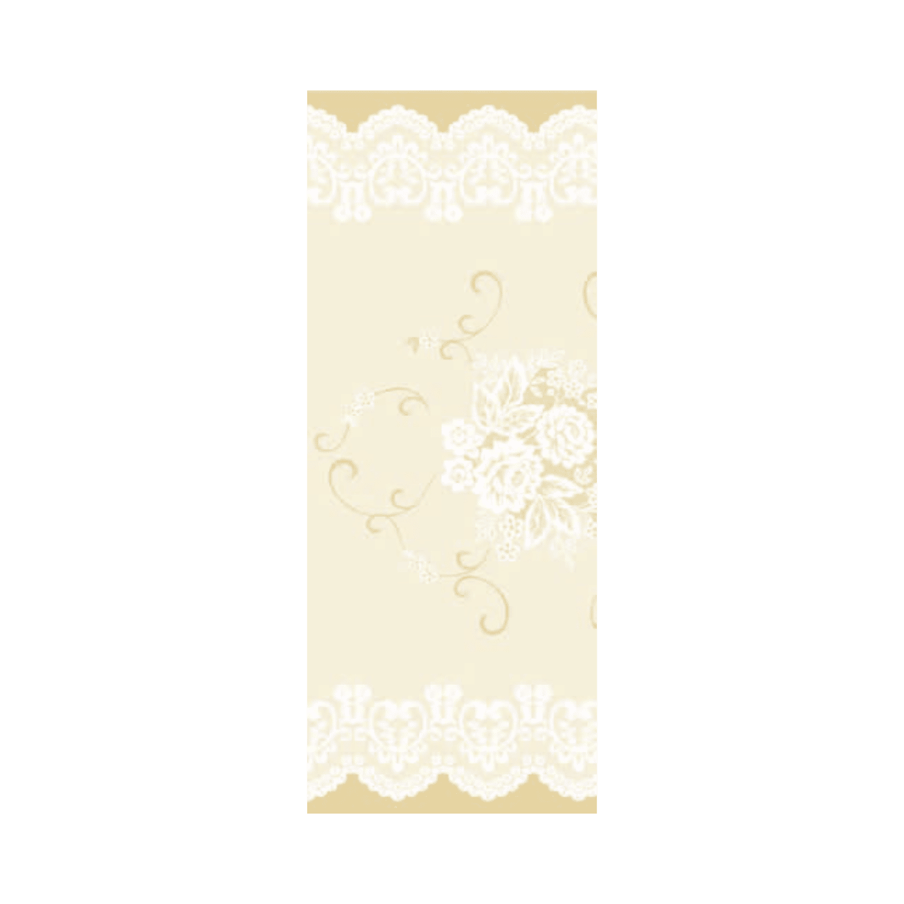 Linclass-Tischl&auml;ufer, 0,40x24m, 'Franziska' beige