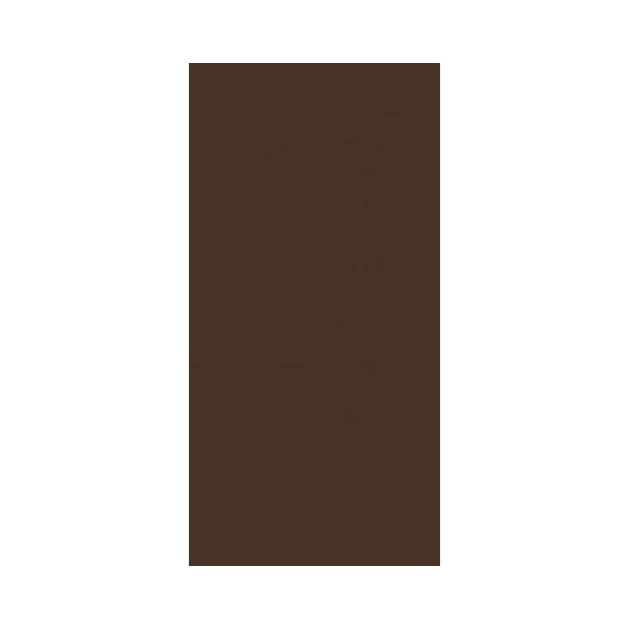 Linclass Mitteldecke, 100x100cm, braun