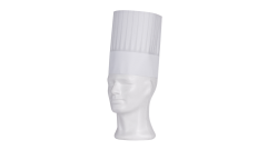 Kochmützen 'Profi',aus geprägtem Papier Höhe 23cm, weiß