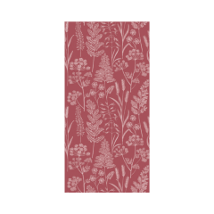 Linclass Mitteldecke, 80x80cm, 'Benjamin' bordeaux