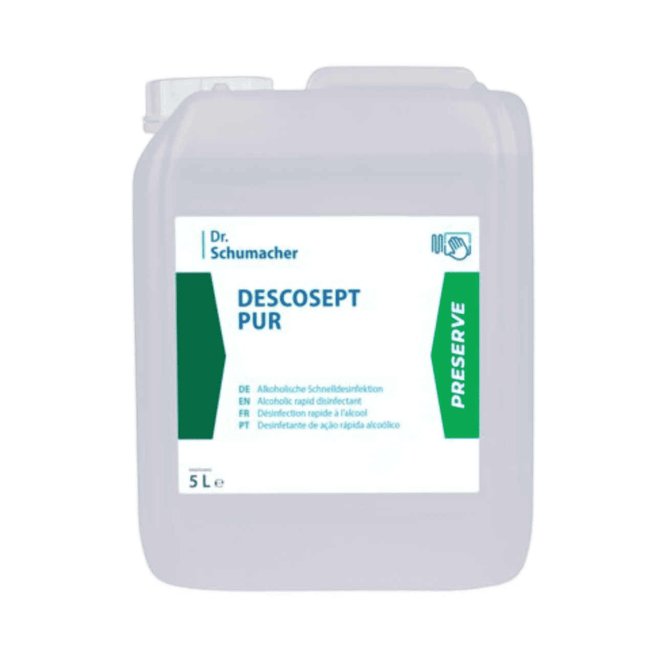 Schnelldesinfektion Descosept Pur, 5 Liter
