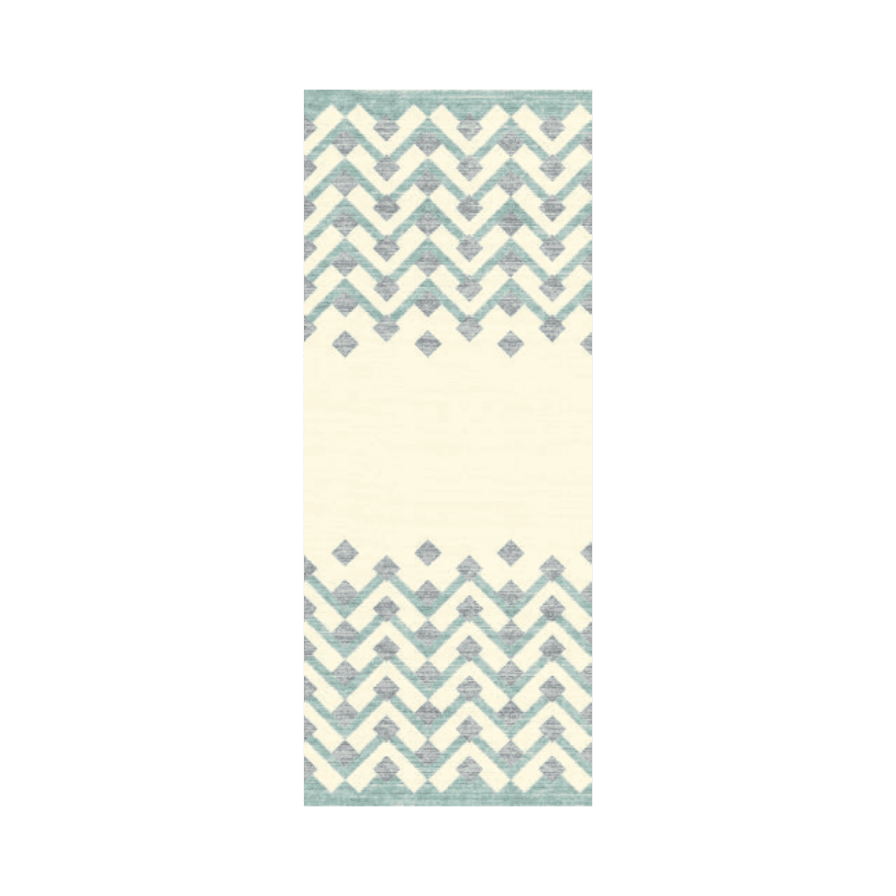 Linclass-Tischl&auml;ufer, 0,40x24m, 'Oskar' beige-gr&uuml;n-schwarz