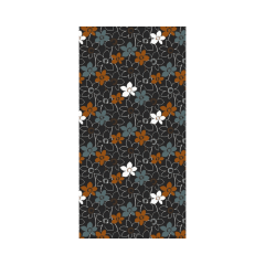 Linclass Mitteldecke, 80x80cm, 'Cora'' schwarz