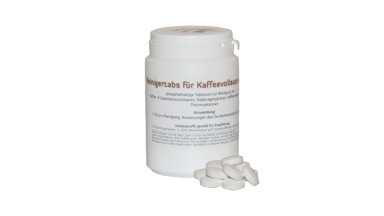 Kaffeemaschinen-Reinigungstabletten, 1,6 gr. 130 St&uuml;ck