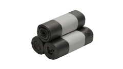 HDPE-Mülleimerbeutel, 30 Liter,500x600mm grau, Stärke 6µ