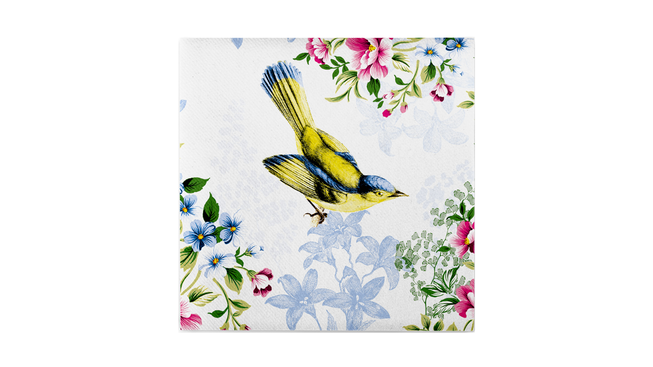 Linclass-Serviette, 40x40cm, 1/4-Falz, 'Lenz'