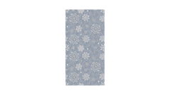 Linclass-Mitteldecke, 80x80cm, 'Steven' silbergrau