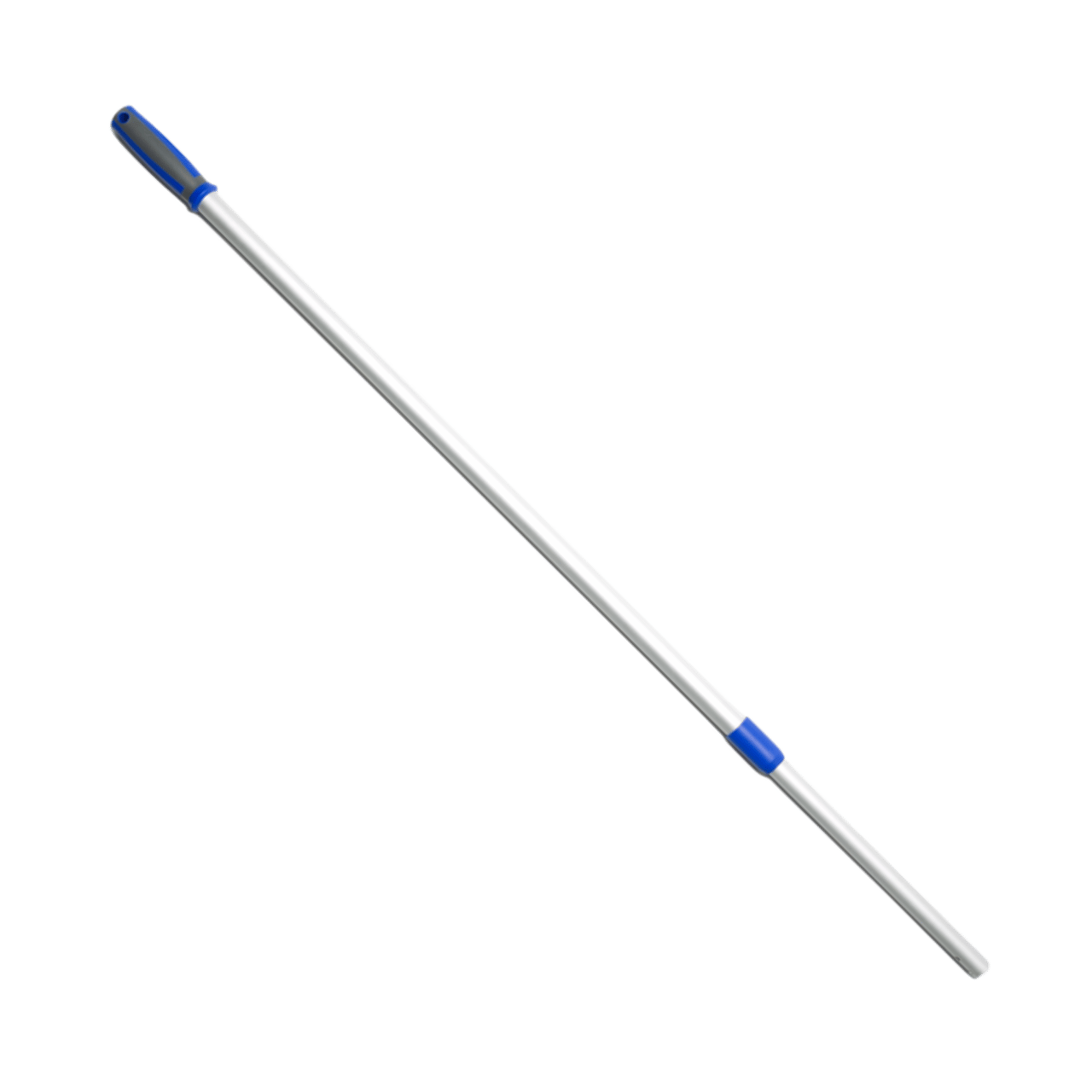 Alu Teleskopstiel,Griff blau,f. Klapp- halter,Padhalter,L&auml;nge 2x90cm,&Oslash;22mm