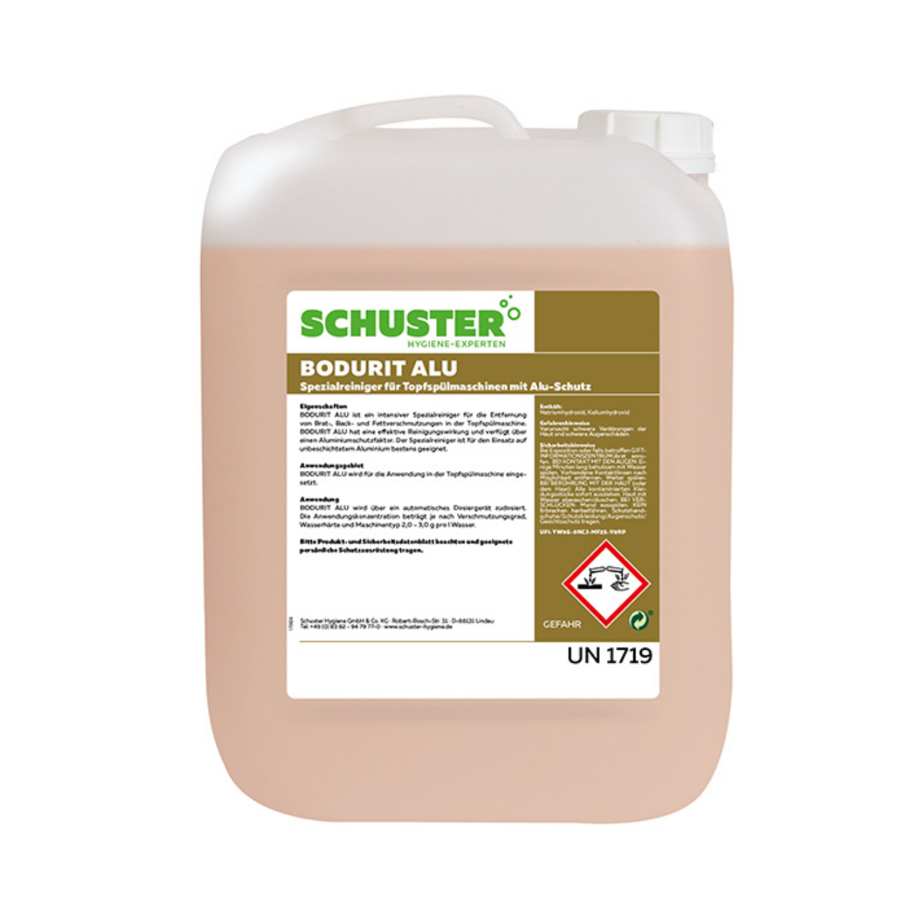 Geschirrsp&uuml;lmittel Bodurit Alu, fl&uuml;ssig, 12kg