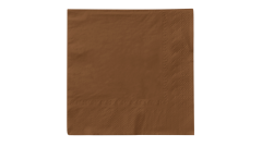Mank-Zelltuch-Serviette, 40x40cm, 3-la., 1/4 Falz, bronze
