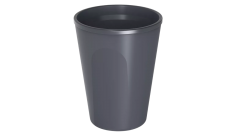 Mehrweg-To-Go-Becher Polypropylen, 300ml &Oslash;9x11,5cm, schiefergrau
