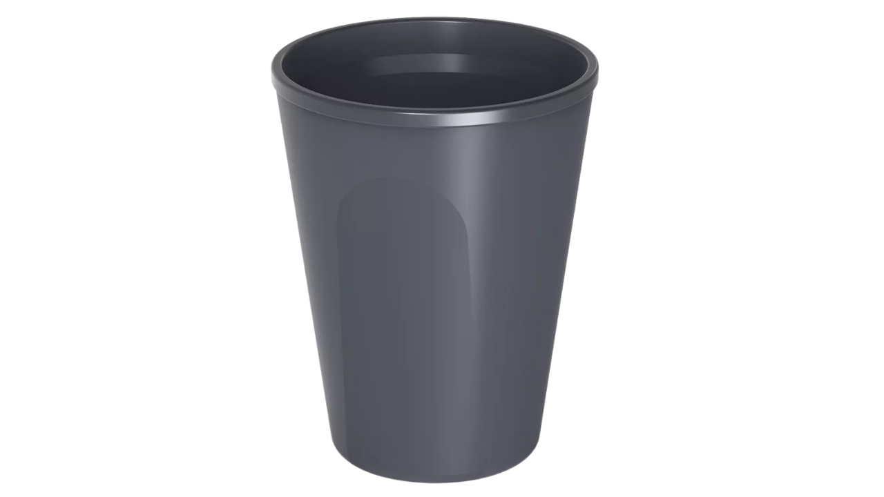 Mehrweg-To-Go-Becher Polypropylen, 300ml &Oslash;9x11,5cm, schiefergrau