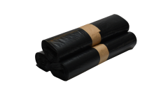 LDPE M&uuml;llsack, 70 Liter, 575x1000mm, schwarz, St&auml;rke 35&micro;