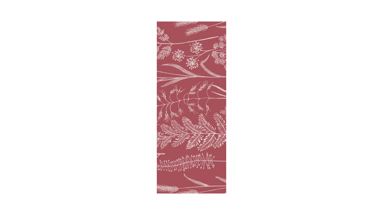 Linclass-Tischläufer, 0,40x24m, ''Benjamin' bordeaux