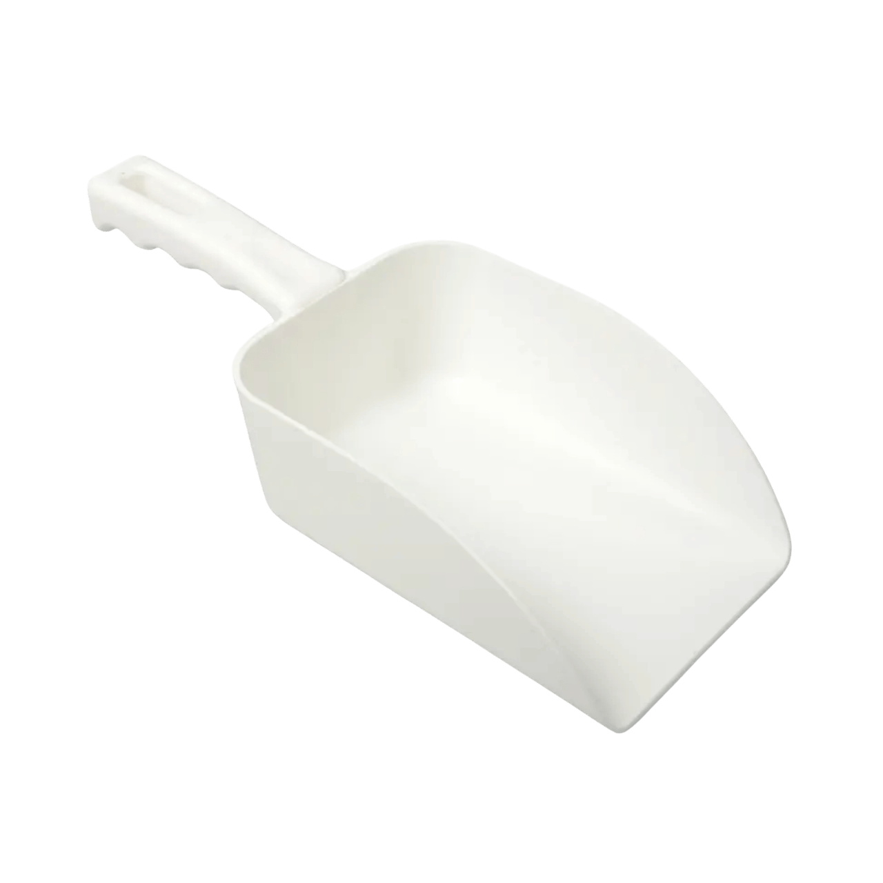 Handschaufel 500g, PP, wei&szlig;, 0,75l, 110x150x265mm