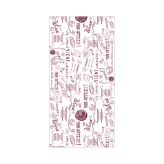 Linclass-Tischl&auml;ufer, 0,40x24m, 'Script' bordeaux
