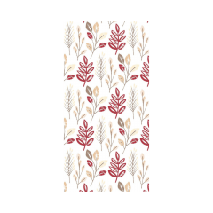 Linclass Mitteldecke, 80x80cm, 'Cedrik' bordeaux/braun