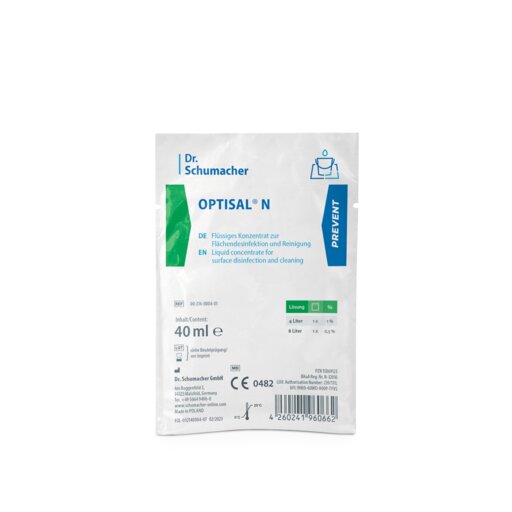 Desinfektionsreiniger Optisal N, 40ml Sachet