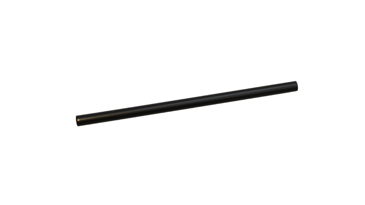 Mehrweg-Cocktail-Trinkhalm, 150mm, &oslash;7mm, gem. EN 12875, schwarz