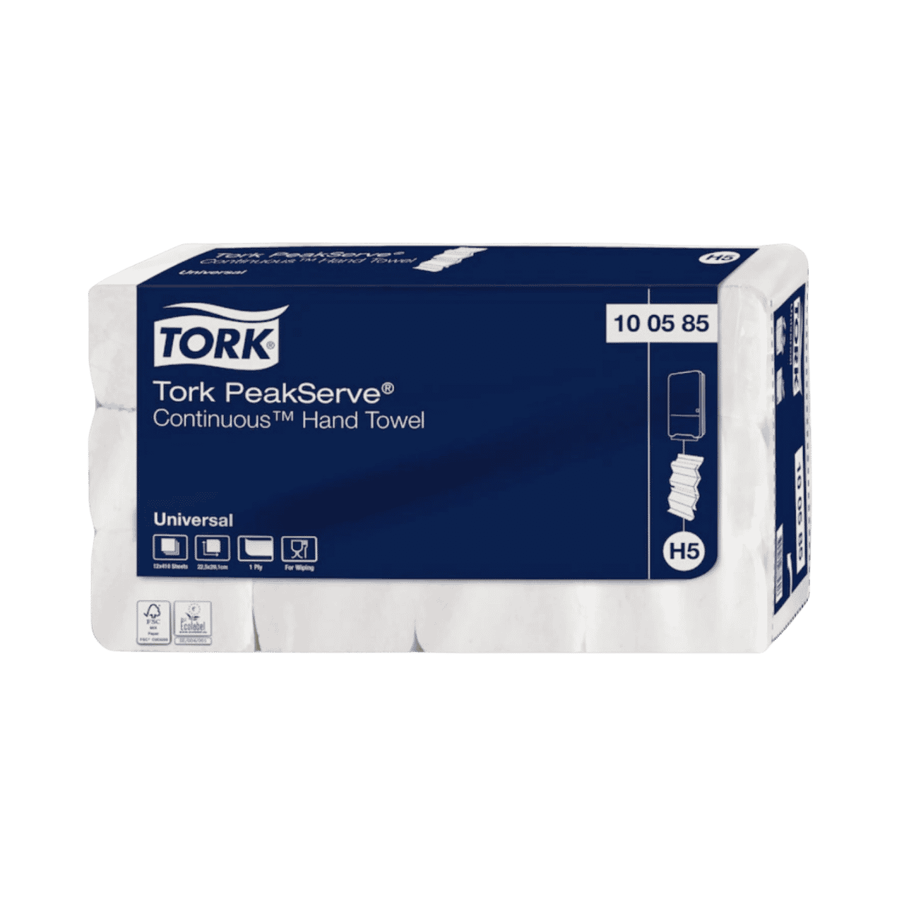 Tork PeakServe&reg; Endlos Handt&uuml;cher H5 1-lagig, Univer., 20,1x22,5cm, Interfold