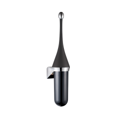 WC Wandgarnitur 'Colored-Edition' schwarz/chrome