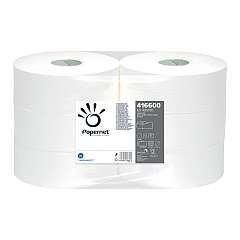 Papernet-Basic, Toilettenpapier Jumbo Rollen, natur, 1-lagig, 470m/Rolle