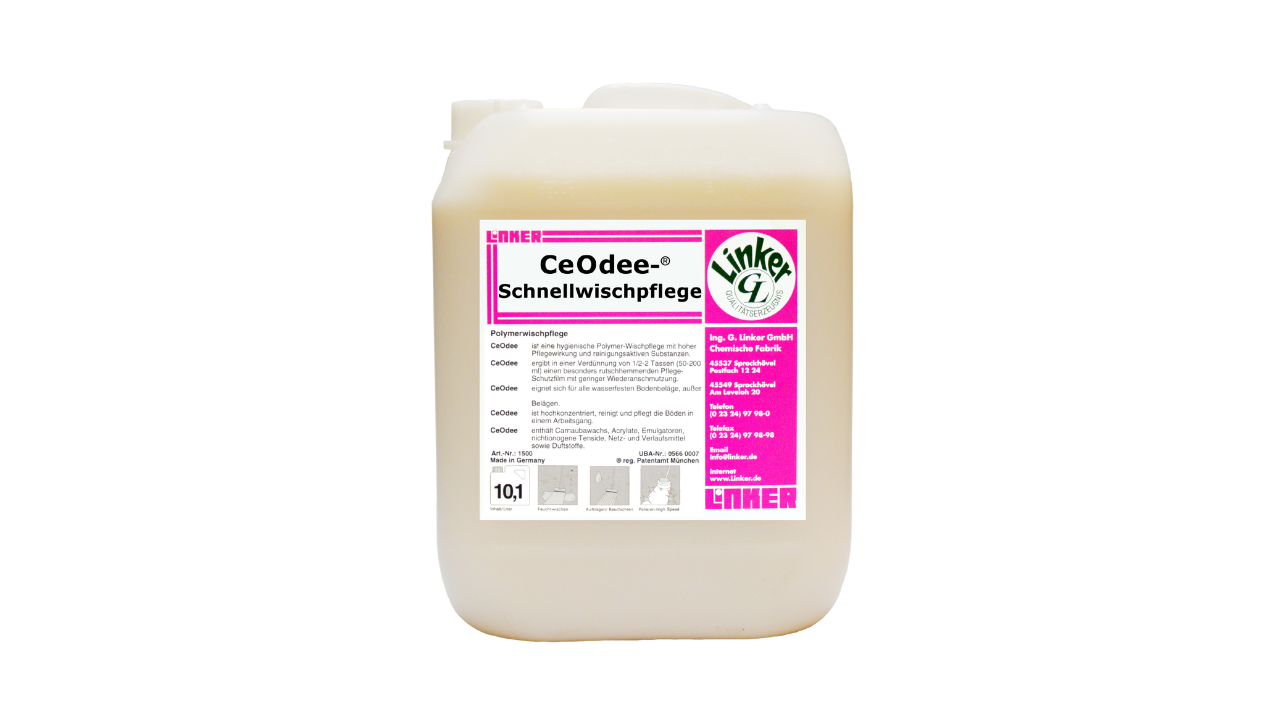 Wischpflegemittel CeOdee, flüssig, 10 Liter