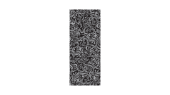 Linclass-Tischläufer, 0,40x24m, 'Lias' schwarz/silber