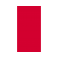 Linclass Mitteldecke, 100x100cm, rot