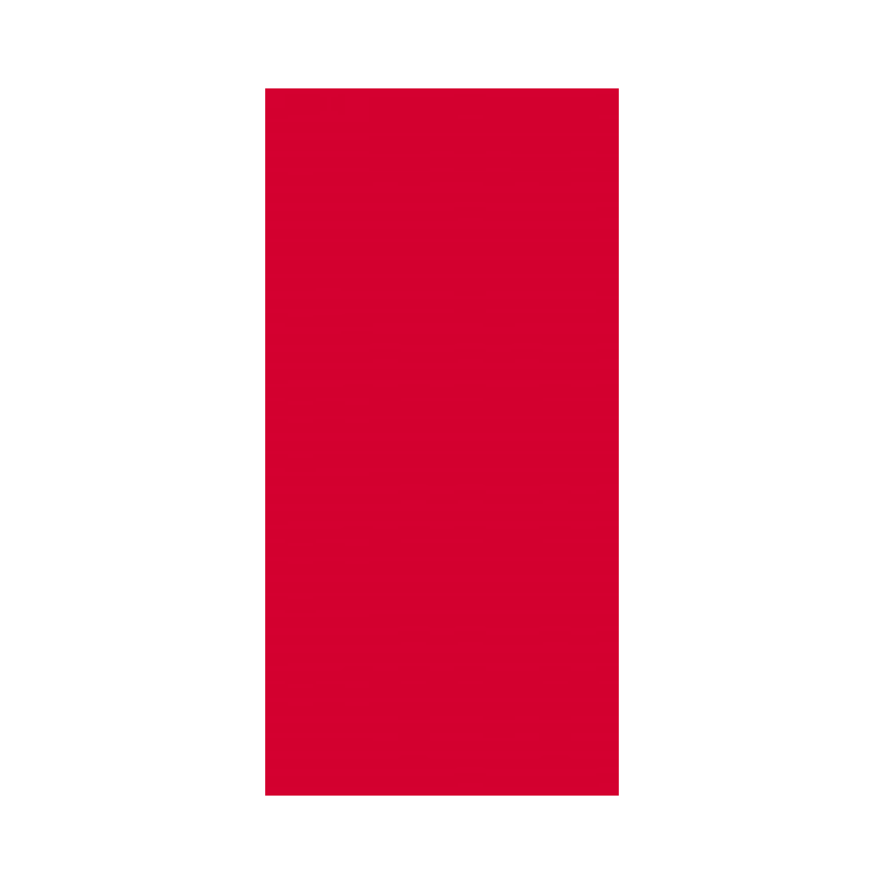 Linclass Mitteldecke, 100x100cm, rot