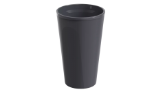Mehrweg-To-Go-Becher Polypropylen, 400ml &Oslash;9x14,5cm, schiefergrau