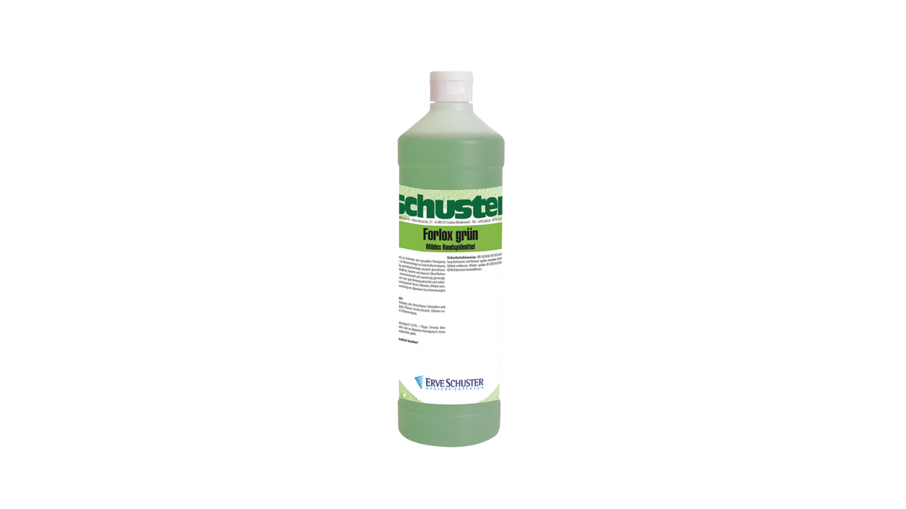 Handspülmittel und Neutralreiniger, Forlox grün, flüssig, 1 Liter