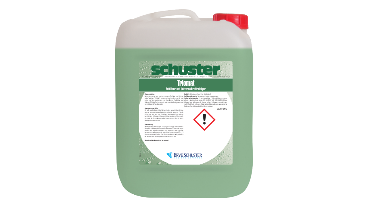 Fettlöser Triomat, Hochkonzentrat, flüssig, 10kg