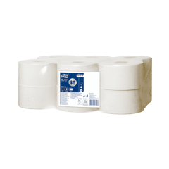Tork Advanced, Toilettenpapier, wei&szlig; Mini Jumbo,2-lagig, 170m/Rol., T2
