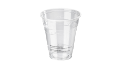 Naturesse Clear Cup, PLA, Ø96mm, 300ml/12oz, klar